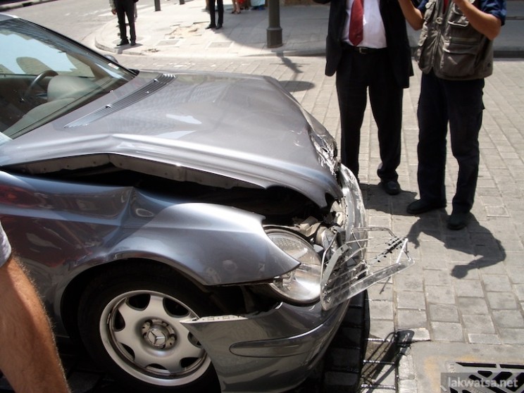 The car crash in Beirut