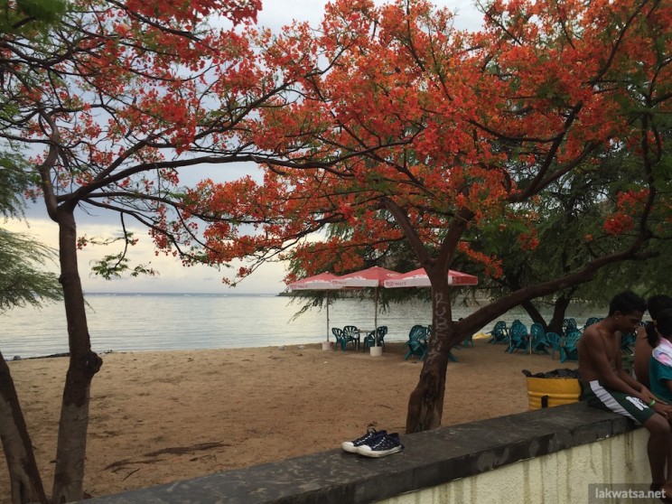 Destination east Timor: Locals at Dili Beach