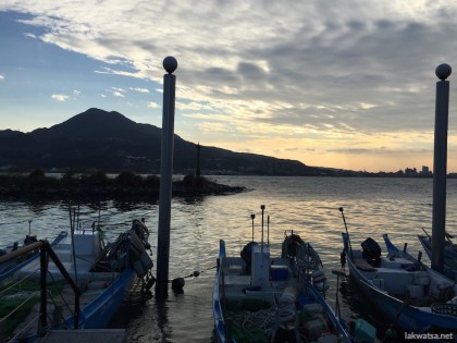 Tamsui at the setting of the sun