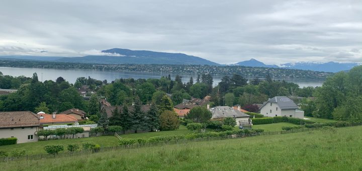 View of Geneva from Chambesy