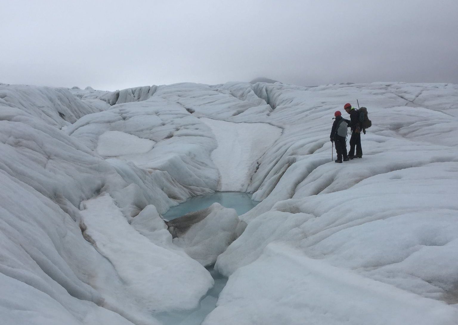Exploring the Esmarkgreen Glacier
